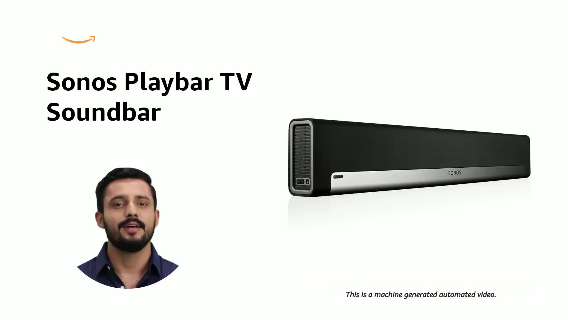 SONOS PLAYBAR サウンドバー 壁掛け金具付き 動作確認済 SONOS PLAYBAR TV Soundbar and Wireless Speaker for Streaming Music